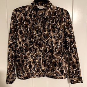 Keren Hart Brown, Tan, Black Jacket, Small, Stretch